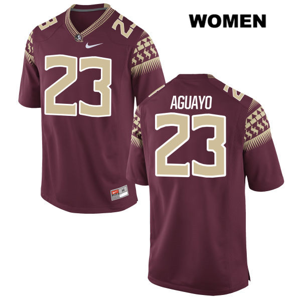Women's NCAA Nike Florida State Seminoles #23 Ricky Aguayo College Red Stitched Authentic Football Jersey SRU5169SL